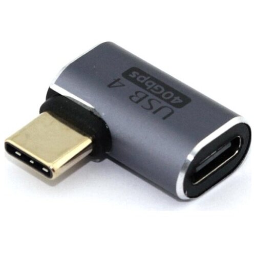 Переходник VB Parts USB 4 Type C мама-папа угловой тип 2 460₽