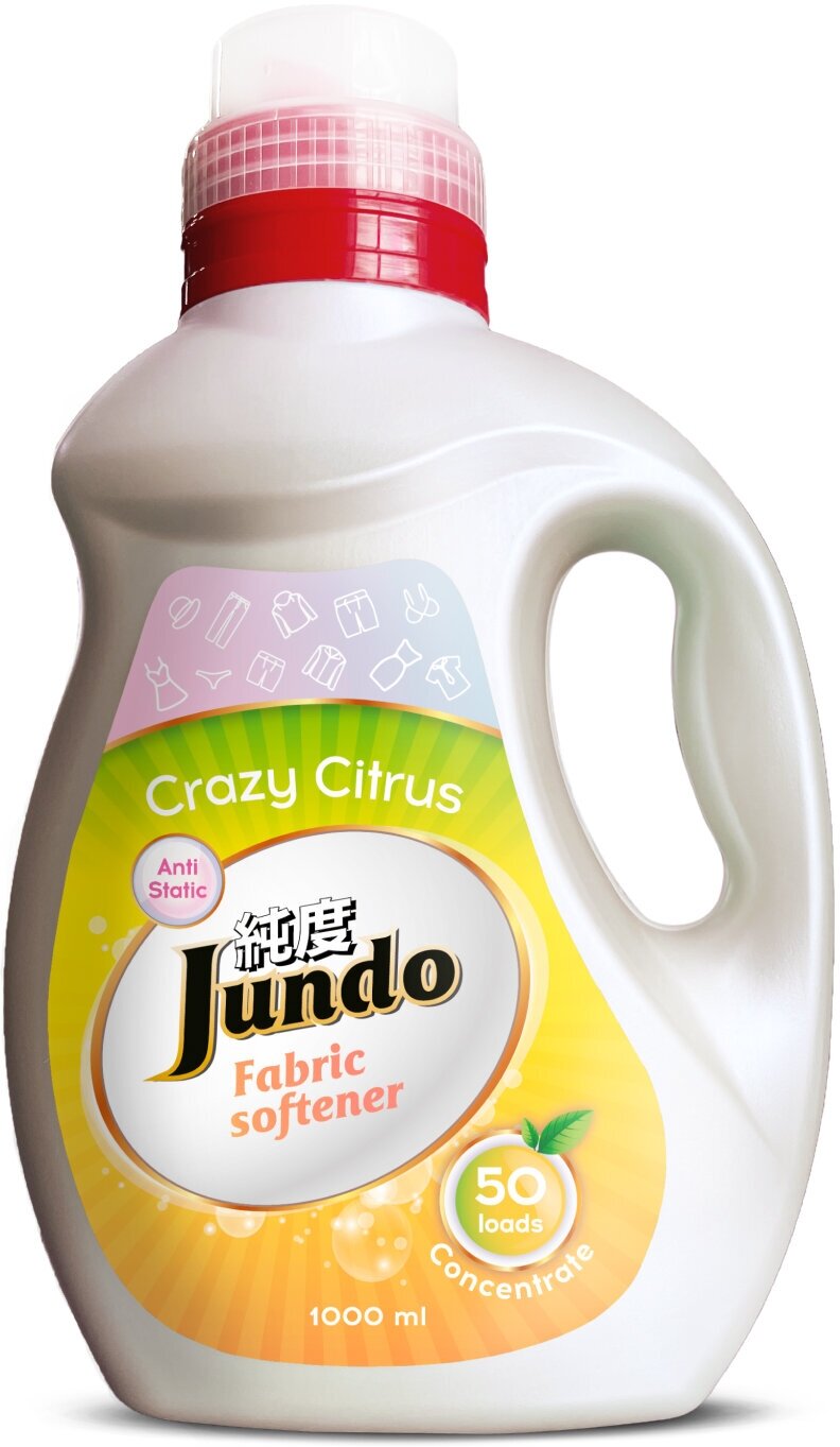 Кондиционер для стирки белья Jundo Crazy Citrus, 1 л - фото №8