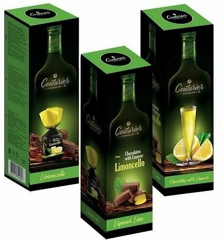 Конфеты шоколадные LIQUEUR LINE с начинкой со вкусом Лимончелло 105 г 1 шт - фотография № 3