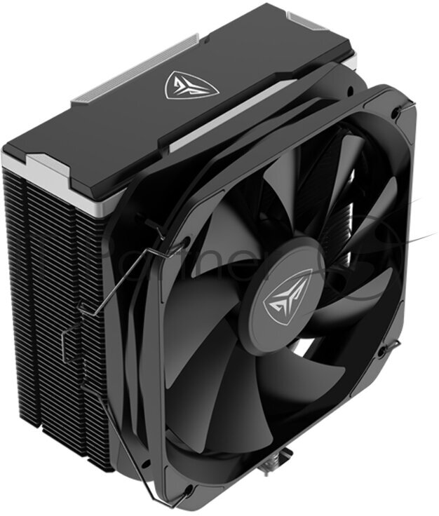 Кулер PCCooler K4 BK S115X/1200/1700/AM4/AM5 (20 шт/кор TDP 230W 130mm PWM FAN 4 тепловые трубки 6мм 400-1600RPM 18-29dBa)