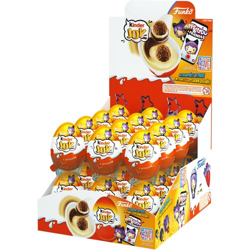 Шоколадное яйцо Kinder Joy, серия Funko pop, коробка , 24 шт. в уп.