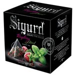 Чай черный SIGURD Raspberry &amp; Mint в пирамидках - изображение