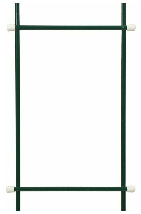 Шпалера, 140 × 23 × 1 см, металл, зелёная, «Лестница», микс - фотография № 5