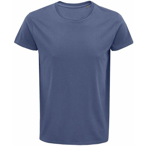 Футболка Sol's, размер L, синий мужская футболка касатка синяя мультяшная l белый