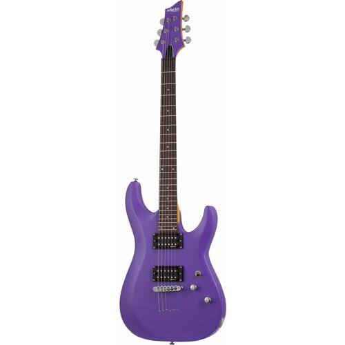 Schecter C-6 Deluxe SDP электрогитара шестиструнная, гриф на болтах, цвет пурпурный