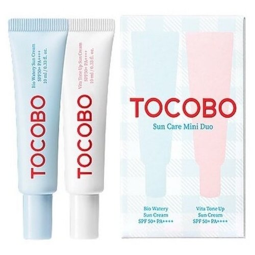 крем олнцезащитный tocobo bio watery sun cream spf50 50 мл Набор миниатюр солнцезащитных кремов | Tocobo SUN Care Mini Duo