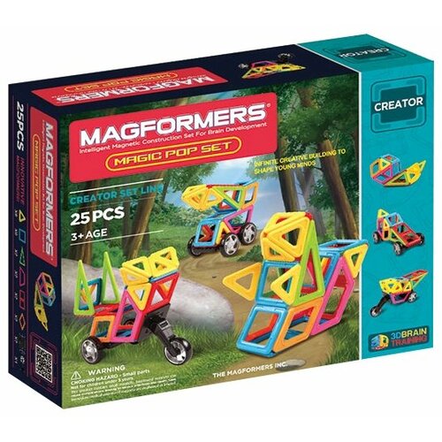 Конструктор MAGFORMERS Creator 63130 Популярное волшебство, 25 дет.