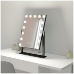 GESS зеркало косметическое настольное uLike Maestro, 9 ламп с подсветкой - изображение
