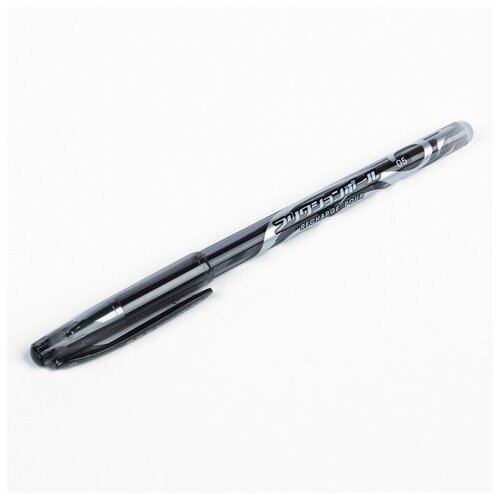 Ручка гелевая со стираемыми чернилами 0,5 мм, стержень чёрный корпус тонированный(12 шт.)