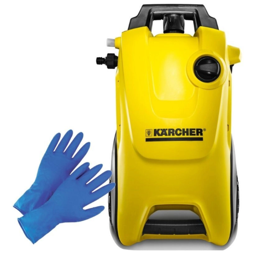 фото Аппарат высокого давления karcher k4 pure + прочные латексные перчатки