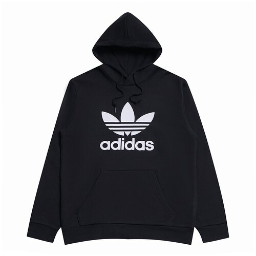 Худи спортивное adidas Originals, размер S, черный adidas originals trefoil linear hoodie