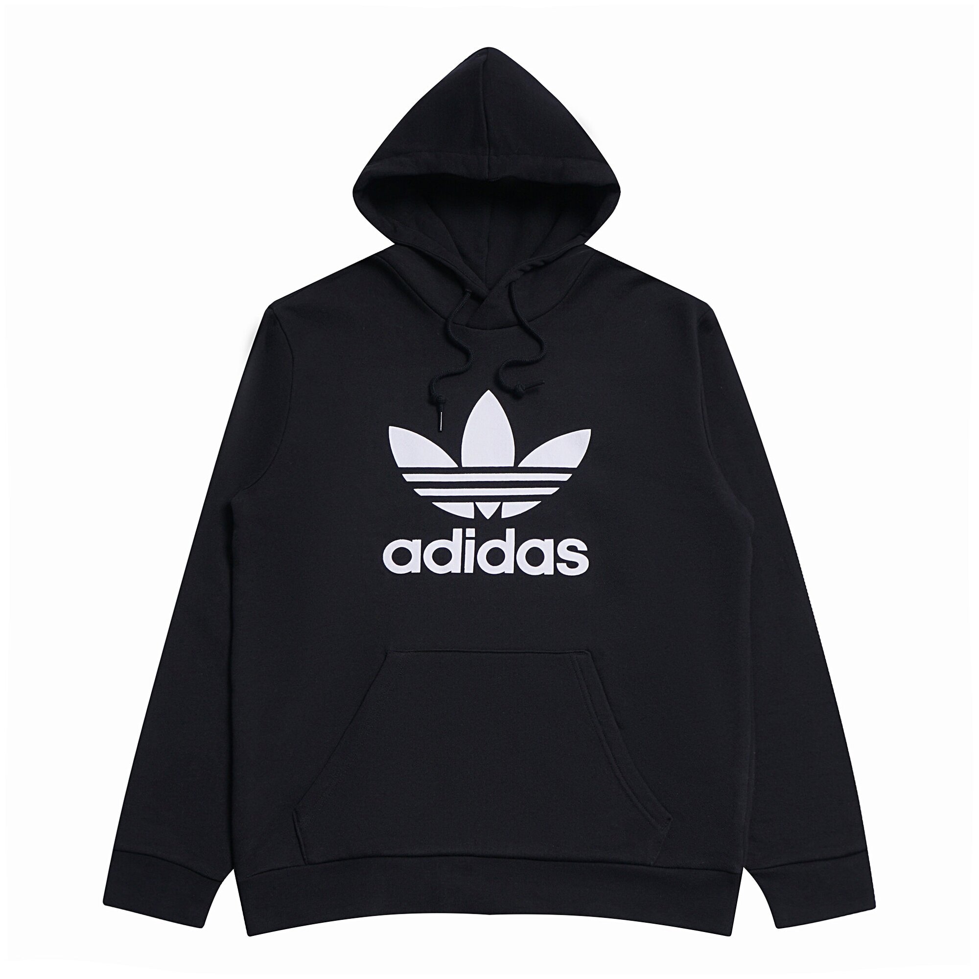 Толстовка adidas Originals Adicolor Classics Trefoil Hoodie Black/White, 