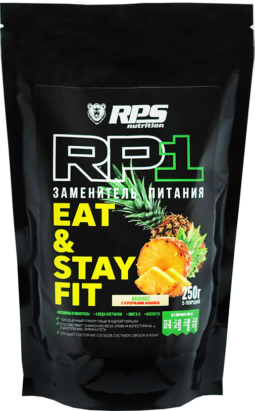 RPS Nutrition EAT AND STAY FIT заменитель питания 250 гр (RPS Nutrition) Ананас