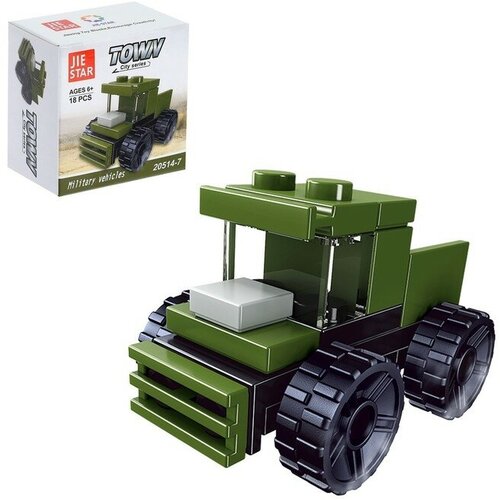 Конструктор Военные «Грузовик», 18 деталей