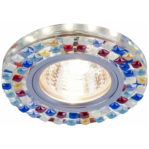 Точечный светодиодный светильник Elektrostandard 2195 MR16 SL/MLT зеркальный/мульти