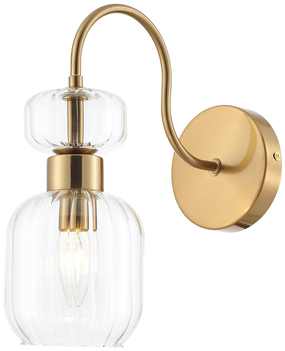 Бра Escada 1141/1A E14*60W Antigue copper/Clear - фото №1