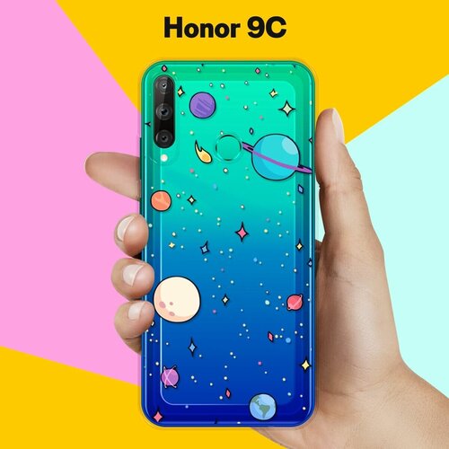 Силиконовый чехол Звезды и планеты на Honor 9C силиконовый чехол звезды и планеты на honor 9s