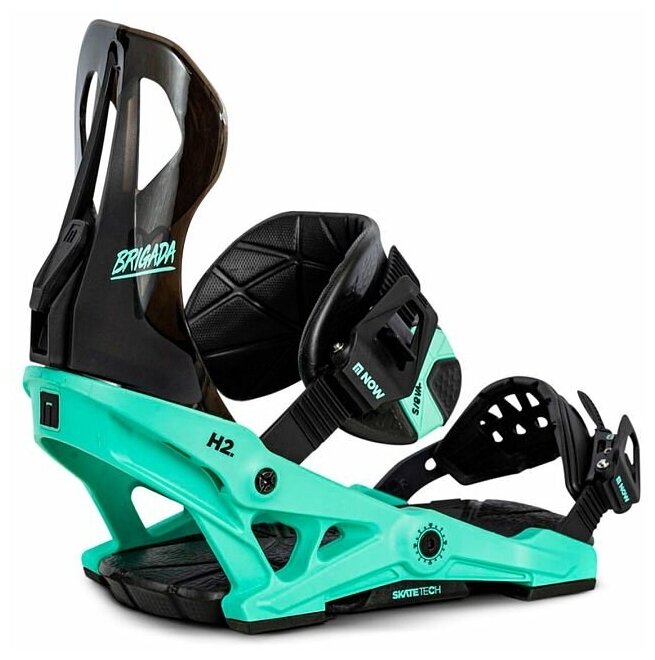Крепления сноубордические NOW BRIGADА (22/23) Teal M