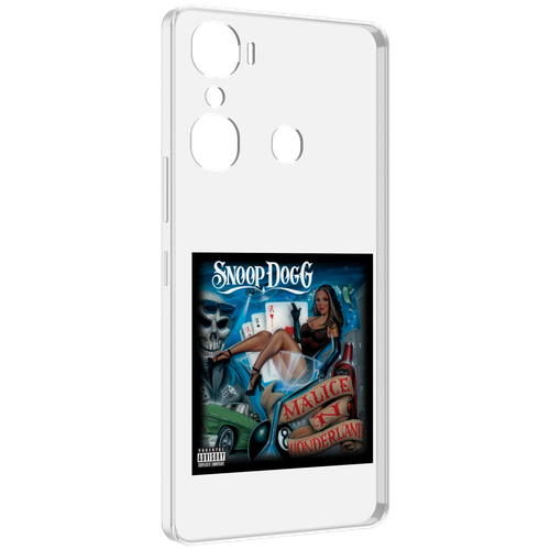 Чехол MyPads Snoop Dogg MALICE N WONDERLAND для Infinix Hot 12 Pro задняя-панель-накладка-бампер