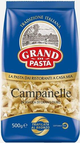 Изображение товара Упаковка из 12 штук Макароны Grand Di Pasta Campanelle Кампанелле 450г