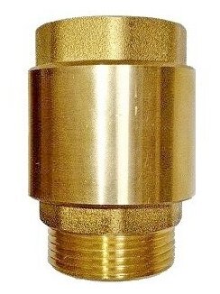 Обратный клапан латунный 1 1/4", ВР-НР, РосТурПласт 33752 - фотография № 1