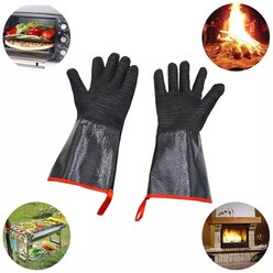 Огнеупорные, огнестойкие перчатки Мобиплюс, для барбекю, шашлыка, гриля: Водонепроницаемые, антискольжение