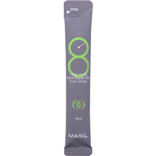 Masil Восстанавливающая маска для ослабленных волос 8 Seconds Salon Super Mild Hair Mask, 9.6 г, 8 мл, пакет маска стикер stick