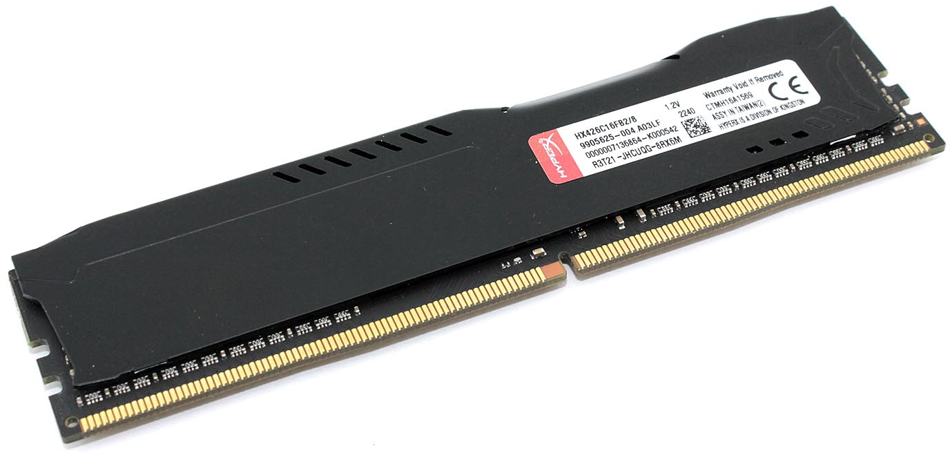 Модуль памяти HyperX FURY DIMM DDR4, 8ГБ, 2666МГц, 1.2В, PC4-21300