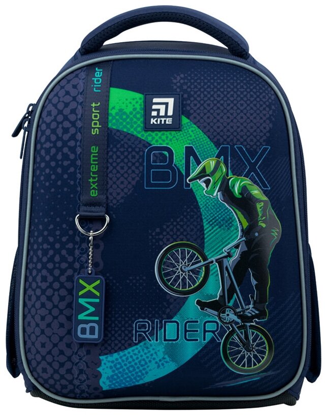 Каркасный рюкзак для мальчика Kite Education BMX K22-555S-10