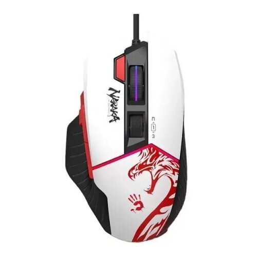 Проводная игровая мышь A4Tech Bloody W95 Max Naraka WHITE 1091700₽