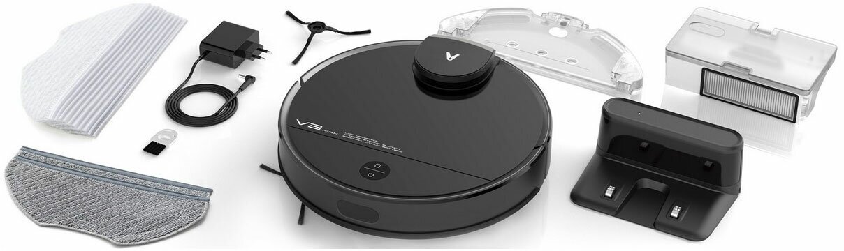 Робот-пылесос Viomi Robot Vacuum V3 Max White (628354) - фото №12