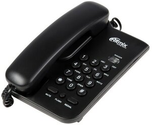 Телефон Ritmix проводной RT-311 черный