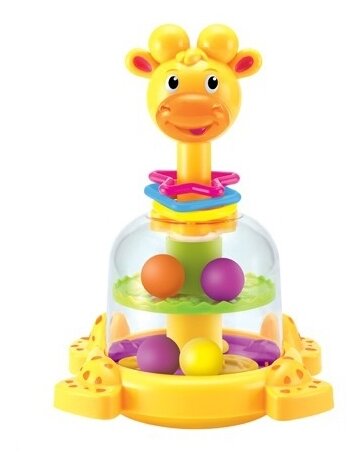 Юла Junfa toys Жирафик (SL83058) желтый