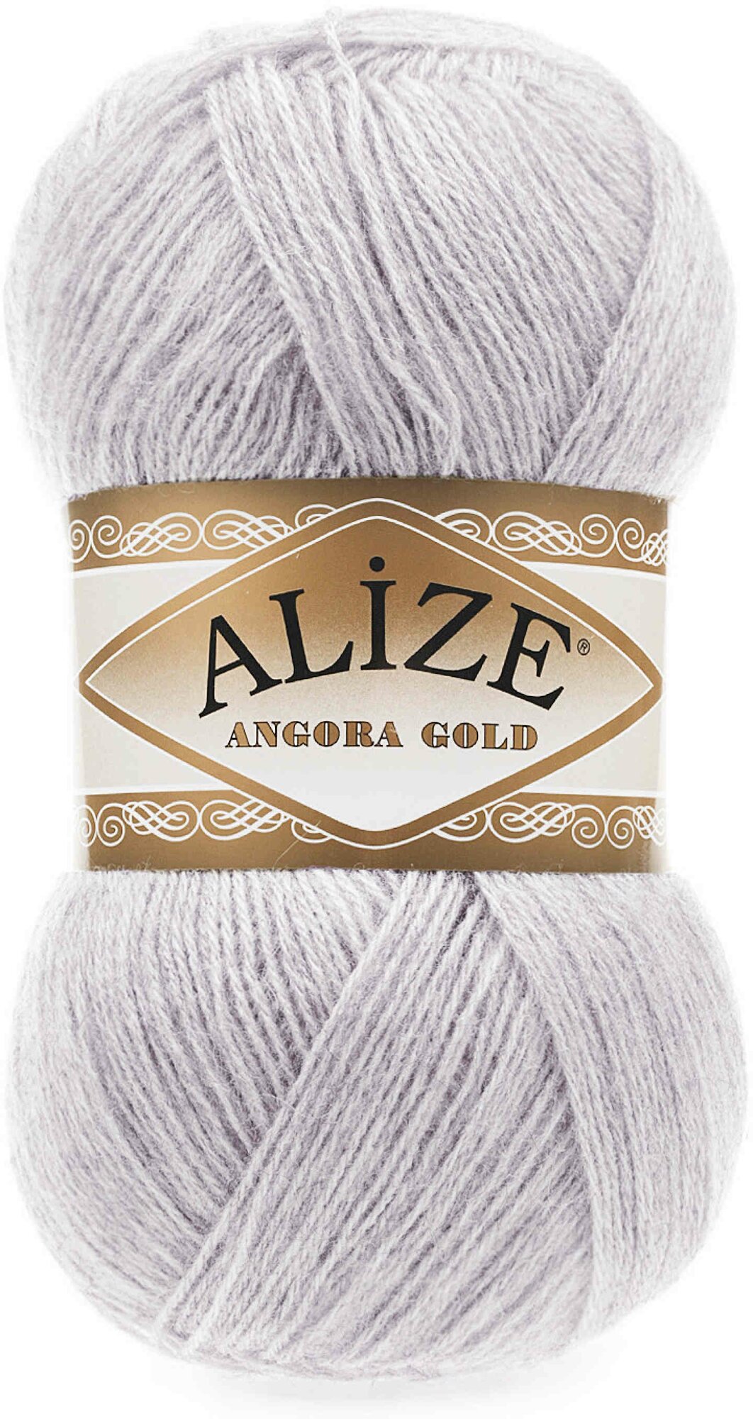 Пряжа Alize Angora Gold светло-сиреневый (71), 80%акрил/20%шерсть, 550м, 100г, 2шт