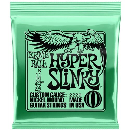 ERNIE BALL 2229 Nickel Wound Slinky Hyper 8-42 Струны для электрогитары