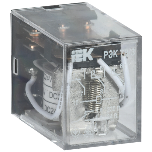 Реле РЭК 78-3 5А 24В DC IEK RRP20-3-05-024D (2шт.)