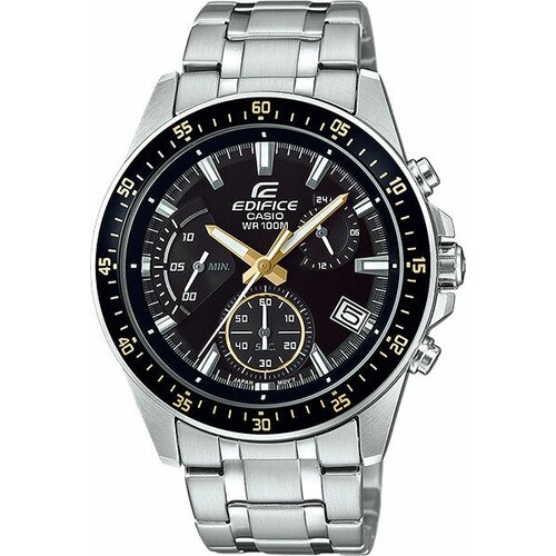 Наручные часы CASIO Edifice EFV-540D-1A9, черный, серебряный