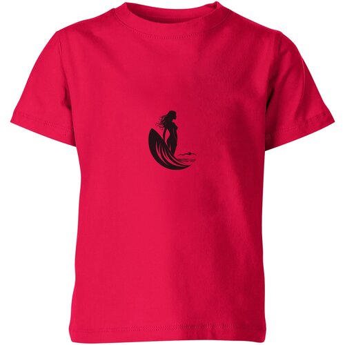 Футболка Us Basic, размер 4, розовый мужская футболка девушка сёрф серфинг лого 2xl серый меланж