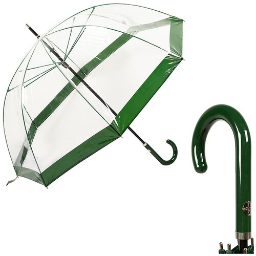 Зонт-трость M&P, бесцветный зонт трость djeco механика купол 70 см прозрачный бесцветный оранжевый