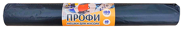 Мешки для мусора повышенной прочности Концепция Быта профи, 65 мкм, 180 л, рулон 10 шт