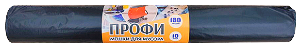 Мешки для мусора повышенной прочности Концепция Быта профи, 65 мкм, 180 л, рулон 10 шт - фотография № 1