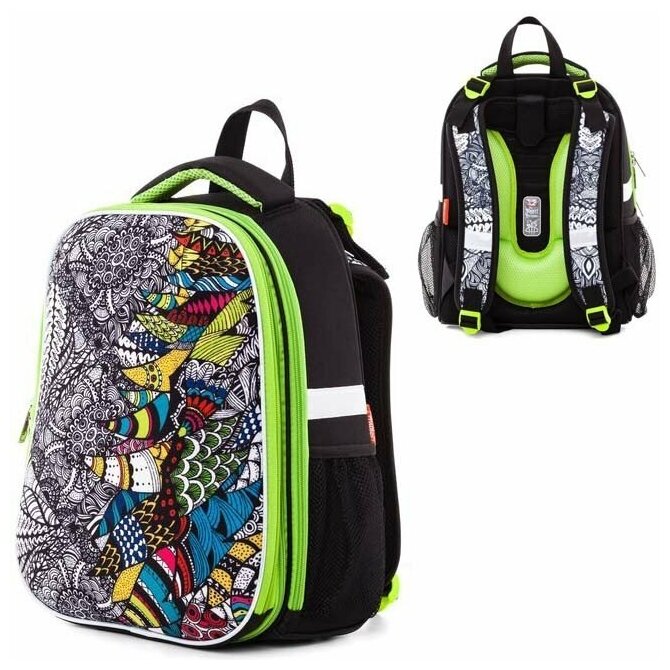 Рюкзак Hatber Ergonomic Doodle Art 37 х 29 х 17 см - фото №5