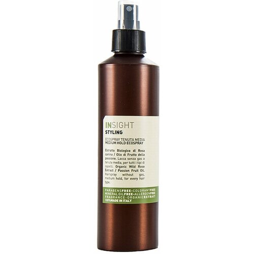 Эколак средней фиксации INSIGHT STYLING Ecospray Medium Hold, 250 мл