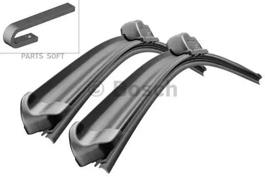 BOSCH 3397007043 3 397 007 043_! щетки к-кт\ 550/22 Spoiler+475/19 Chevrolet Lacetti/Nubira 1.4-2.0 05 RHD