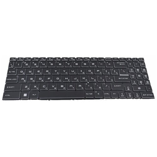 Клавиатура для MSI Pulse GL66 11UDK-420XRU ноутбука с RGB подсветкой 5290₽