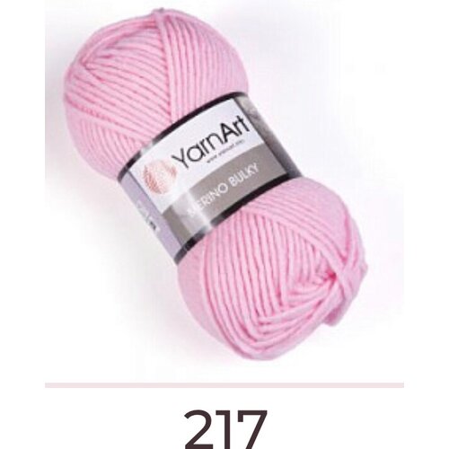 Пряжа для вязания Yarnart Merino Bulky 25% шерсть 75% акрил;100гр-100м(1 моток)