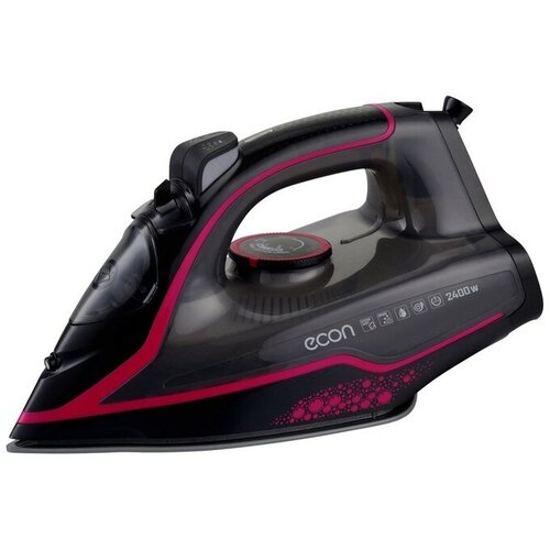 Утюг econ ECO-BI2405 2400 Вт керамическая подошва 210 мл чёрно-красный 405600₽