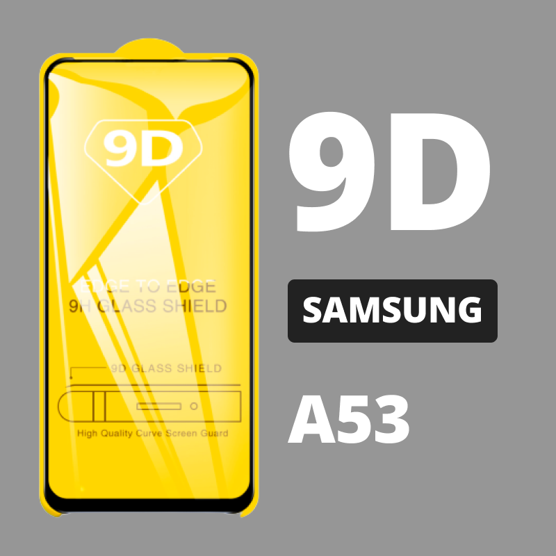 Защитное стекло для Samsung Galaxy A53 / для Самсунг А53 / 9D на весь экран