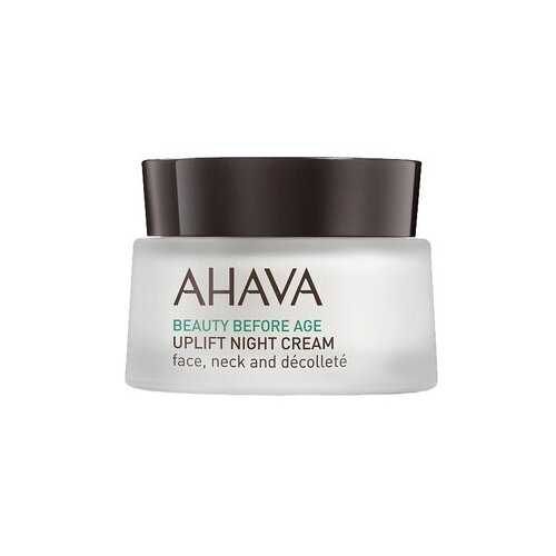 фото Ночной крем для подтяжки кожи лица, шеи и зоны декольте ahava beauty before age uplift night cream, 50 мл