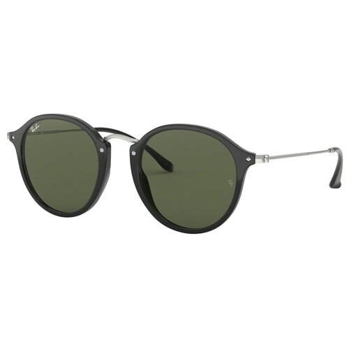 Солнцезащитные очки Luxottica, черный, зеленый очки ray ban rb 2193 901 31 leonard